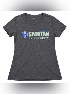 Craft Rakuten Heather Gray Spartan Race Tee